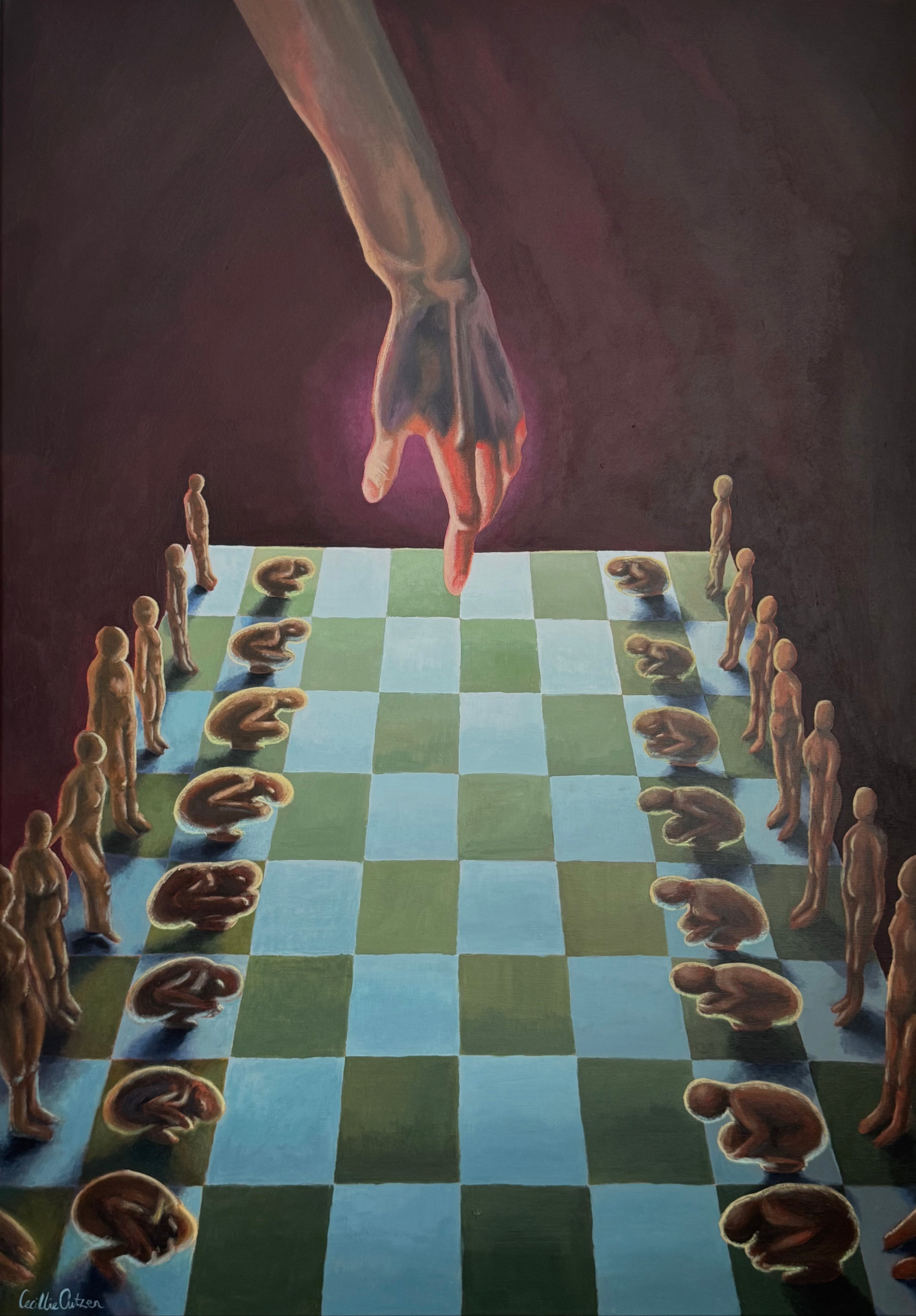 Maleri af dansk kunstner Cecillie Outzen