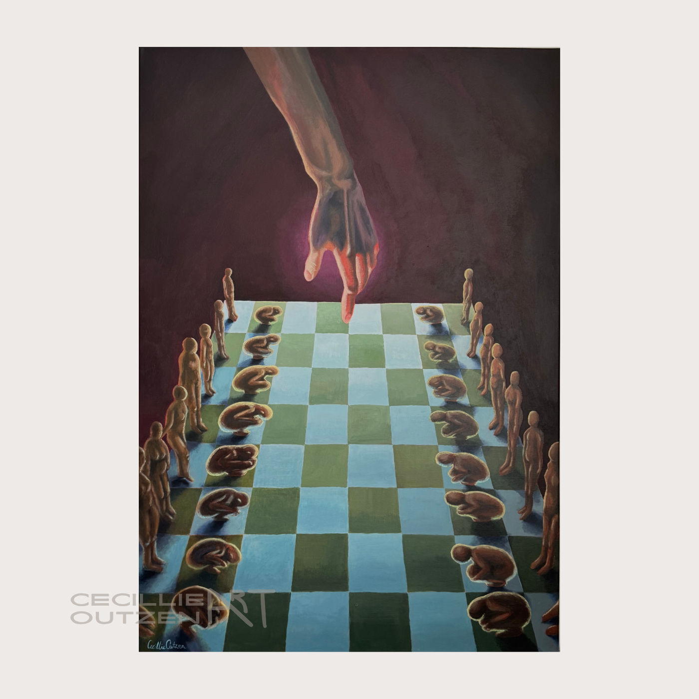 PAWN maleri af dansk kunstner