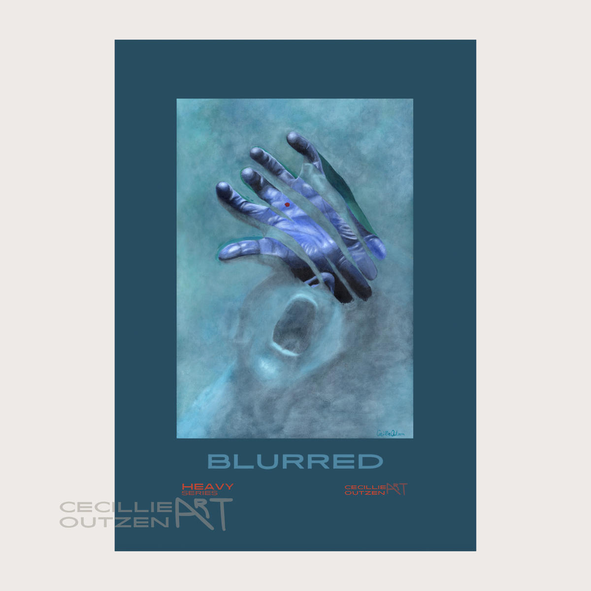 "BLURRED" - Kunstprint - Cecillie Outzen