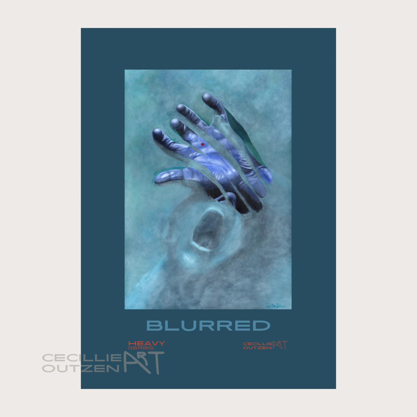 "BLURRED" - Kunstprint - Cecillie Outzen